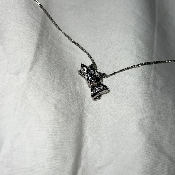 March Jacobs bow necklace silver - Picture 3 of 4